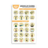 Pet-Related Chores | Reusable Stickers