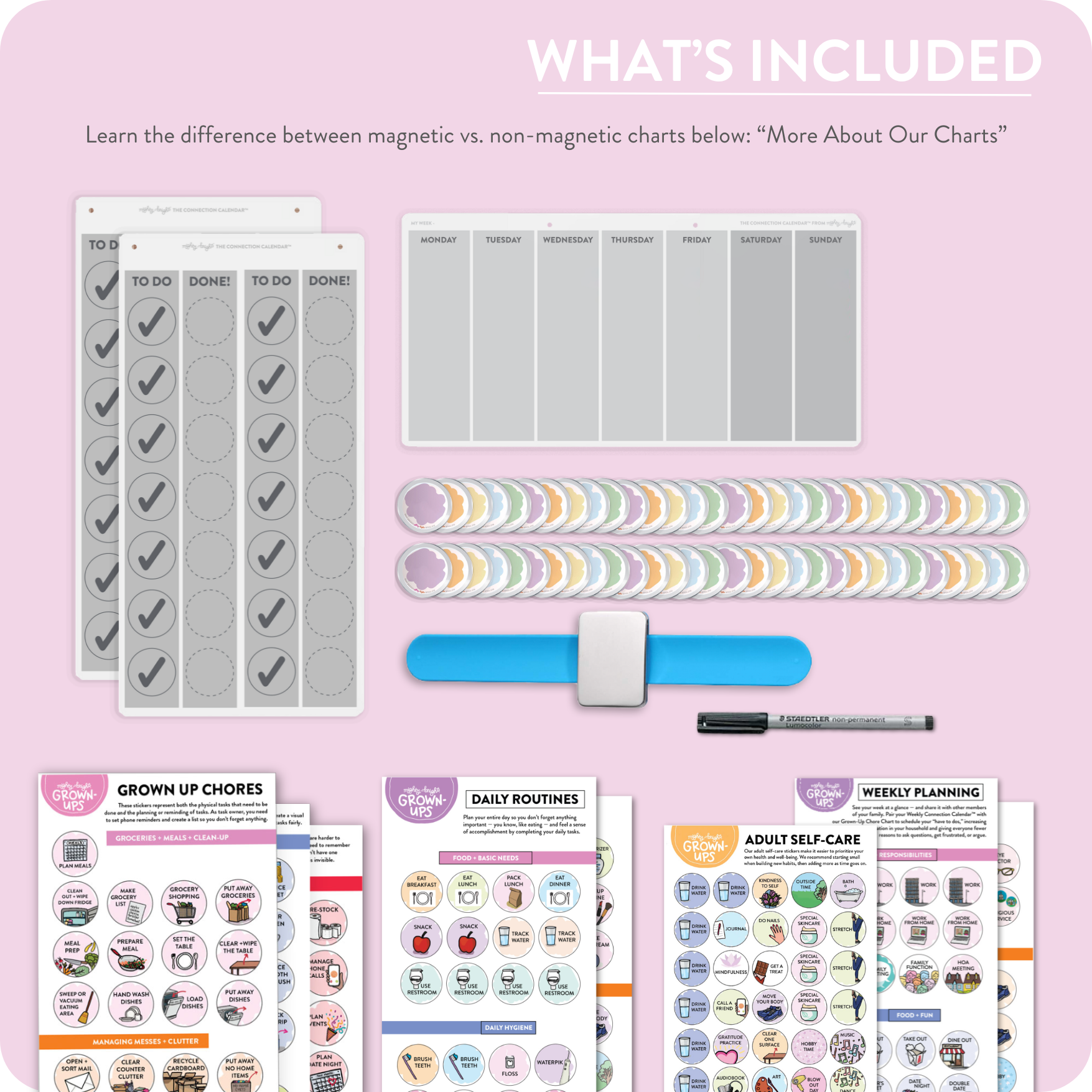 Bundle + Save: Adult Visual Schedules – Mighty + Bright