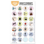 "Don't Forget!" by the Door Visual Checklist