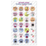 School Tasks Stickers