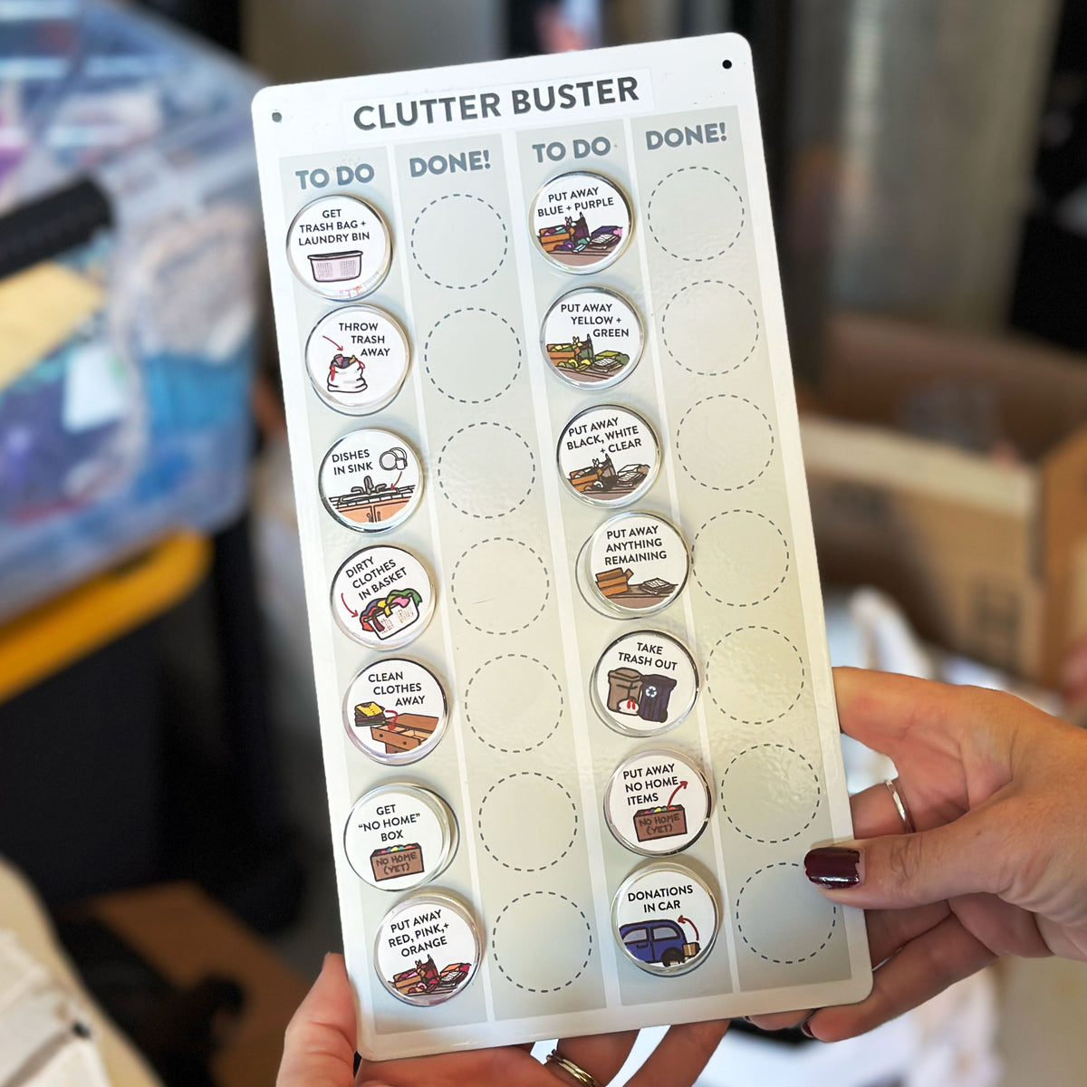 Clutter Scale Progress Chart