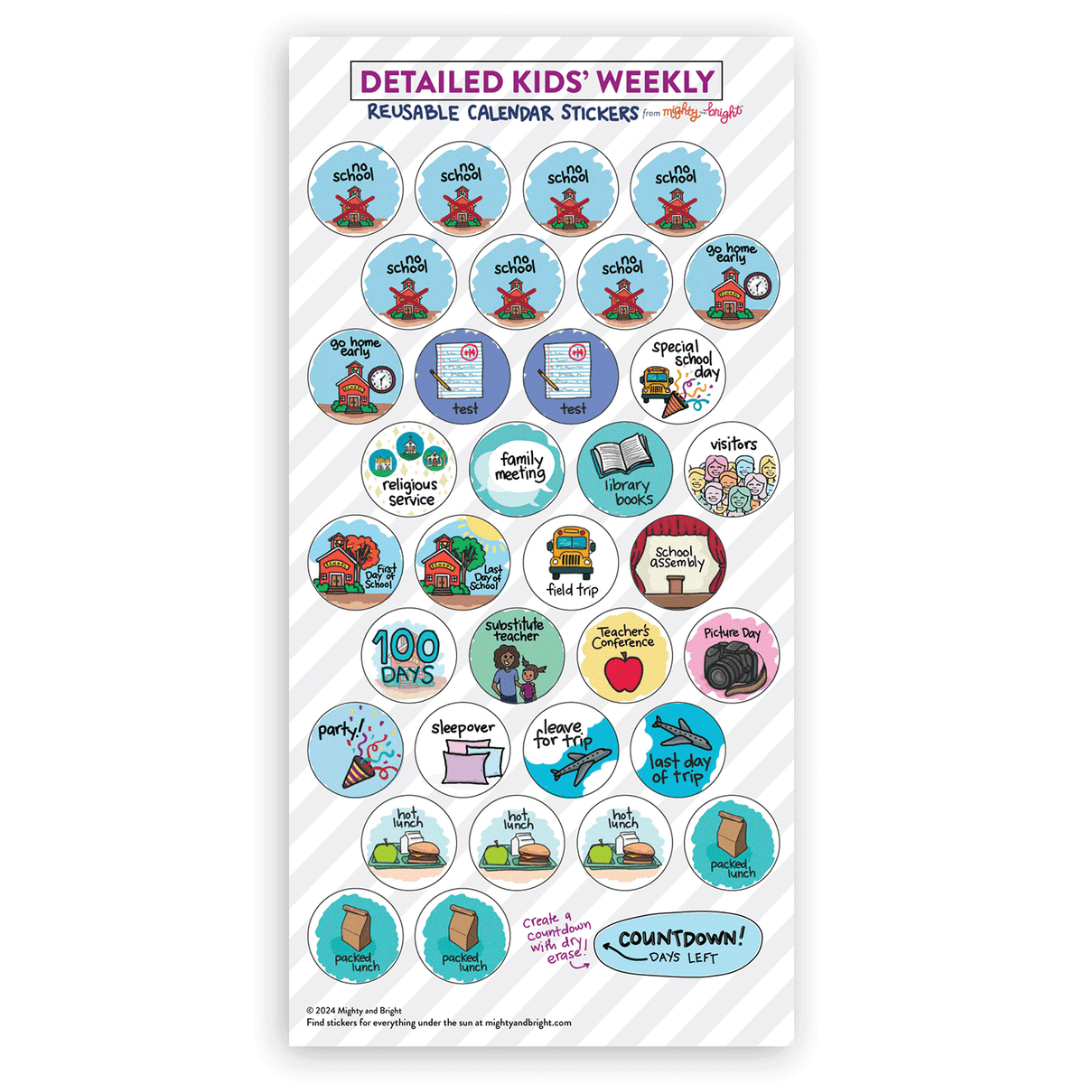 Kids' Calendars – Mighty + Bright