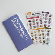 Home Maintenance Tracking Folder and Stickers