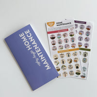 Home Maintenance Tracking Folder and Stickers