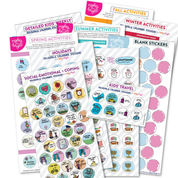 Kids' Scheduling: Reusable Sticker Bundle