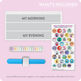 Kids' Daily Routines Chart for Independence + Responsibility