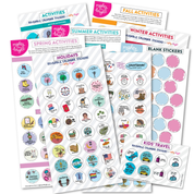 Kids' Scheduling: Reusable Sticker Bundle