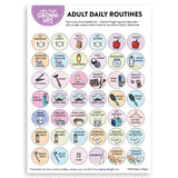 Daily Routine Chart for Adults (and Teens)