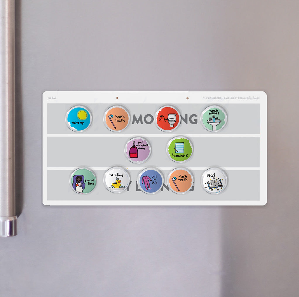 Daily Routines Chart for Independence + Responsibility – Mighty + Bright