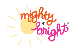 Mighty and Bright logo - helping kids cope with adverse childhood experiences