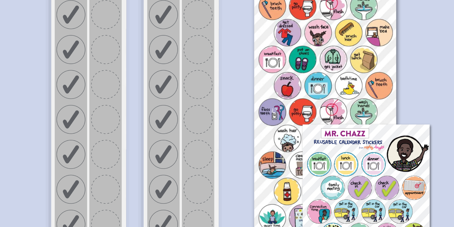 Visual Schedule from Mr. Chazz x Mighty + Bright