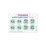 Swimming Expansion Stickers