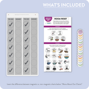 Adult Room Reset Chart with KC Davis