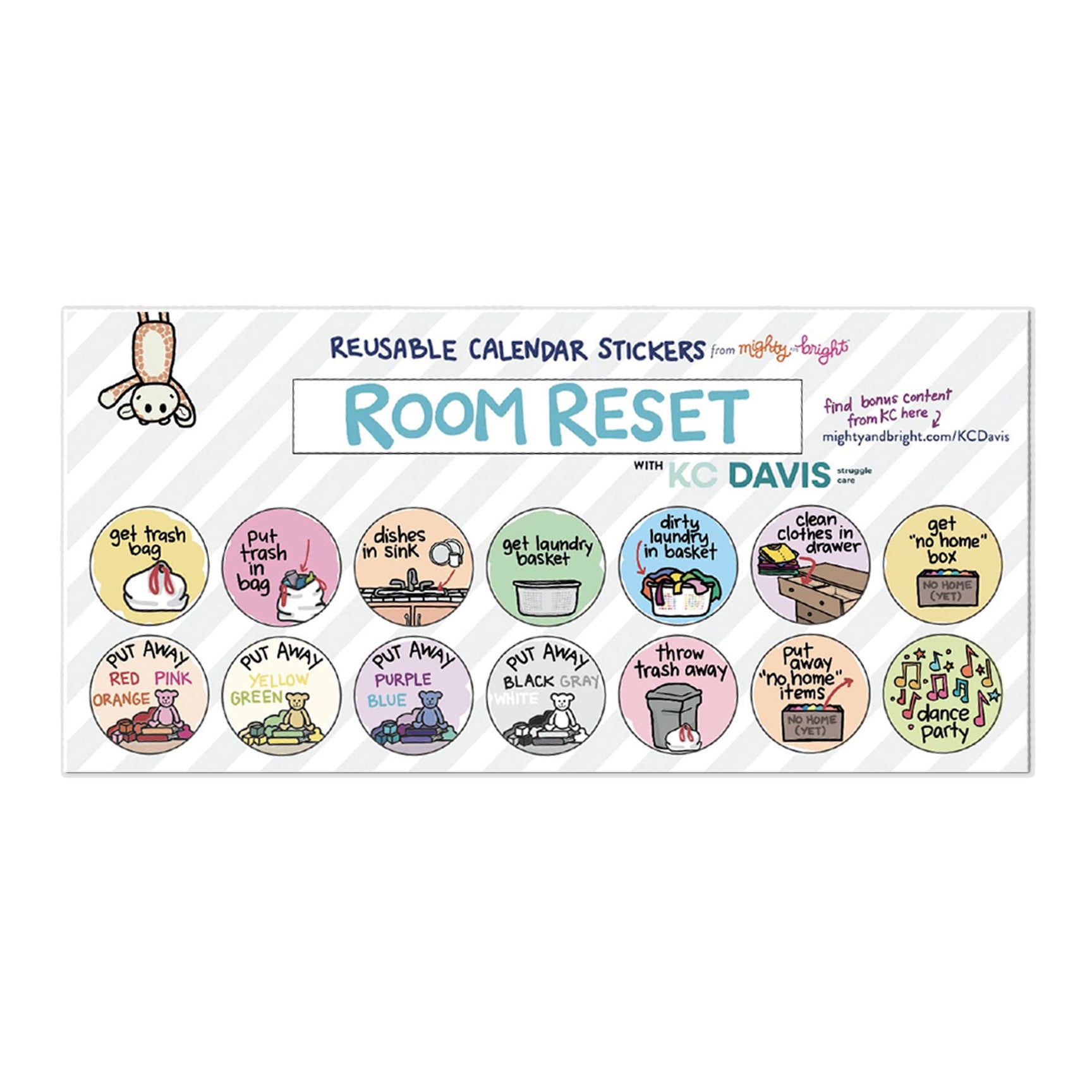 Kids Room Reset Chart for a Tidy Room (with KC Davis) Mighty + Bright