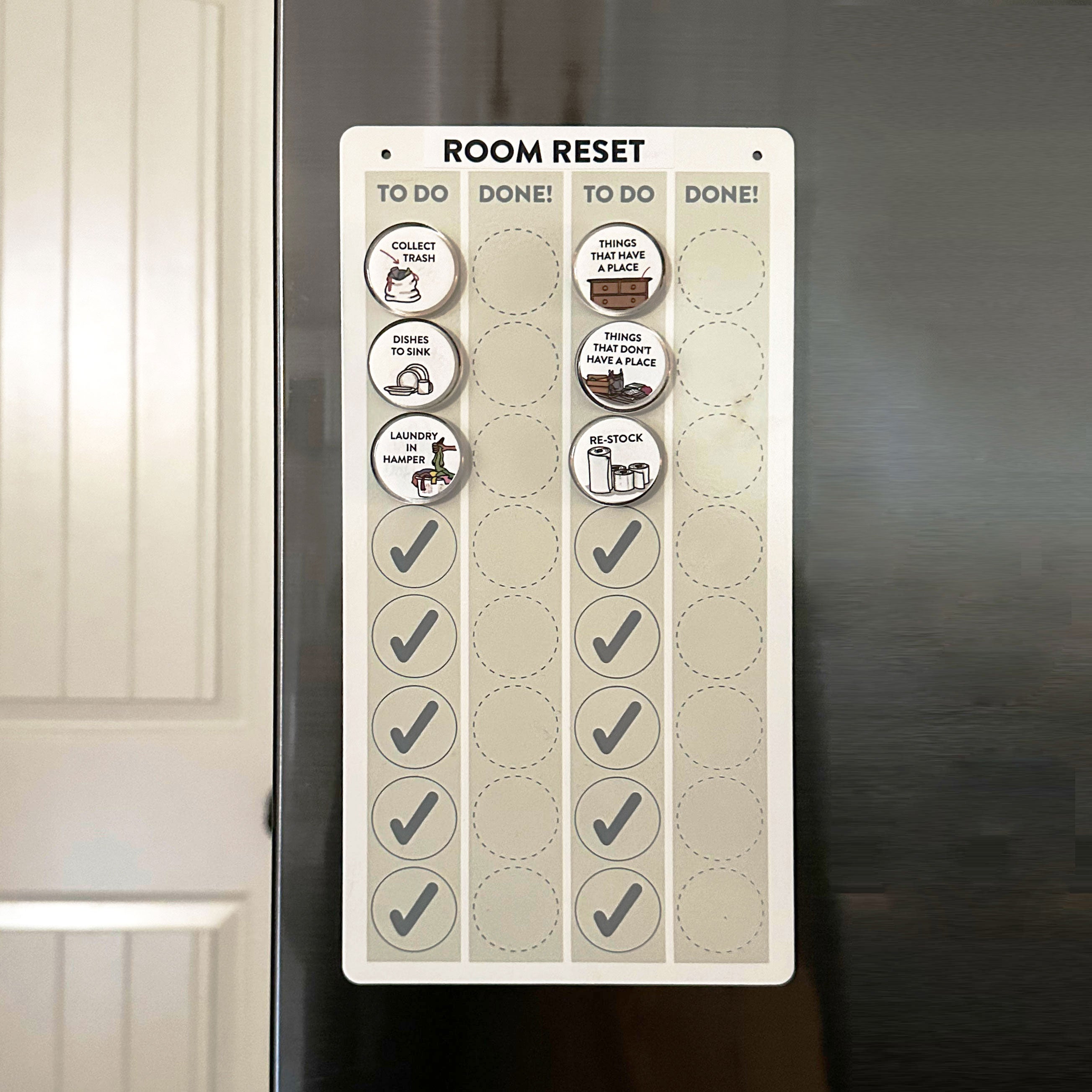 Grown-Up Room Reset Chart with KC Davis – Mighty + Bright