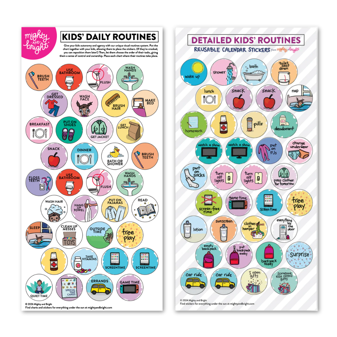 Kids' Daily Routines Chart