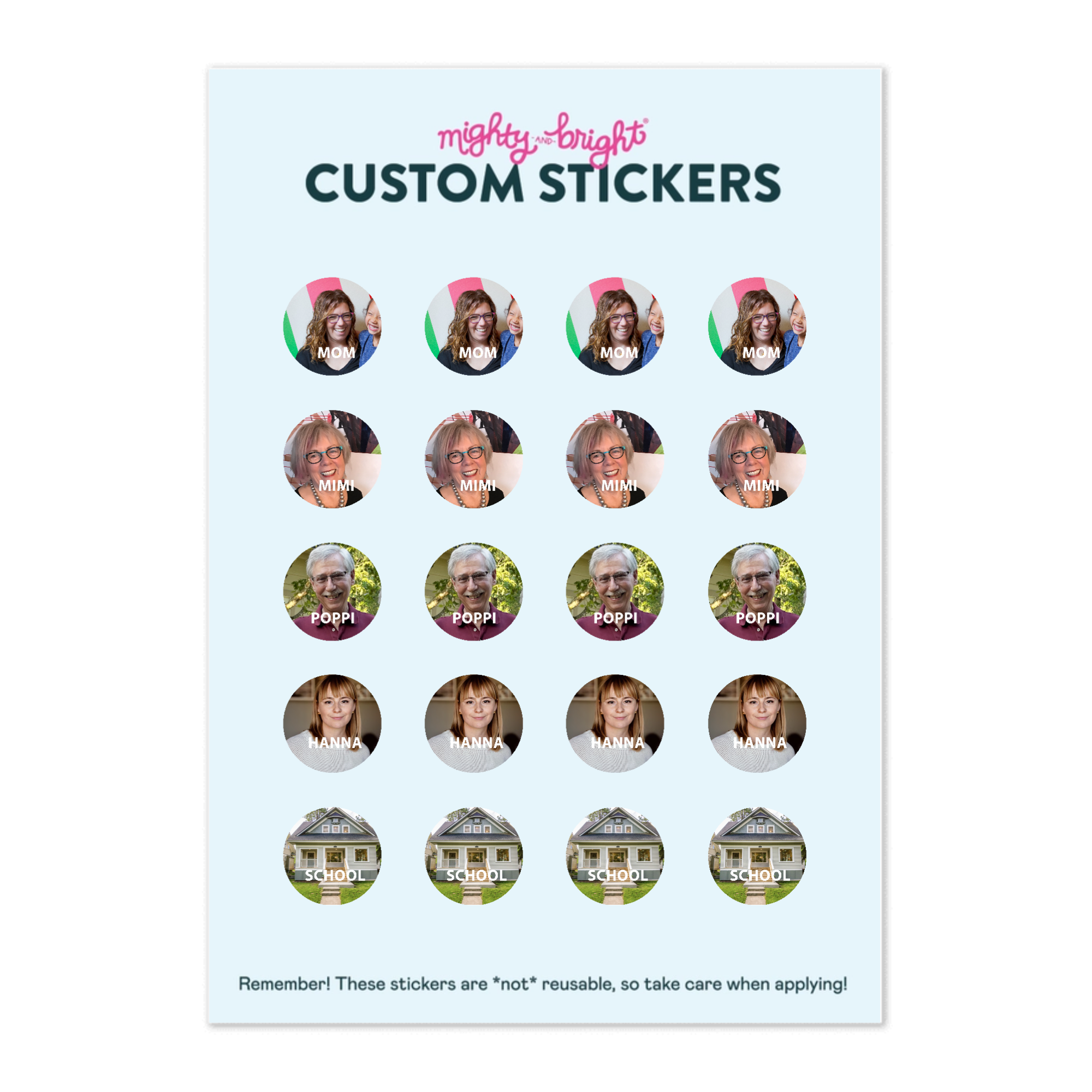 Upload Your Own Design | Customizable Stickers