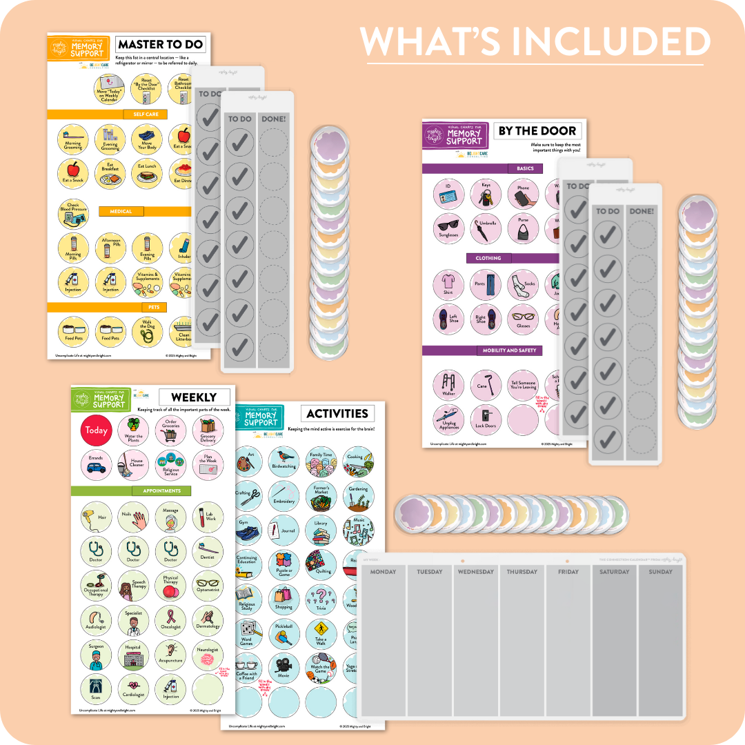 Visual Charts for Memory Care, Alzheimers, and all forms of Dementia ...
