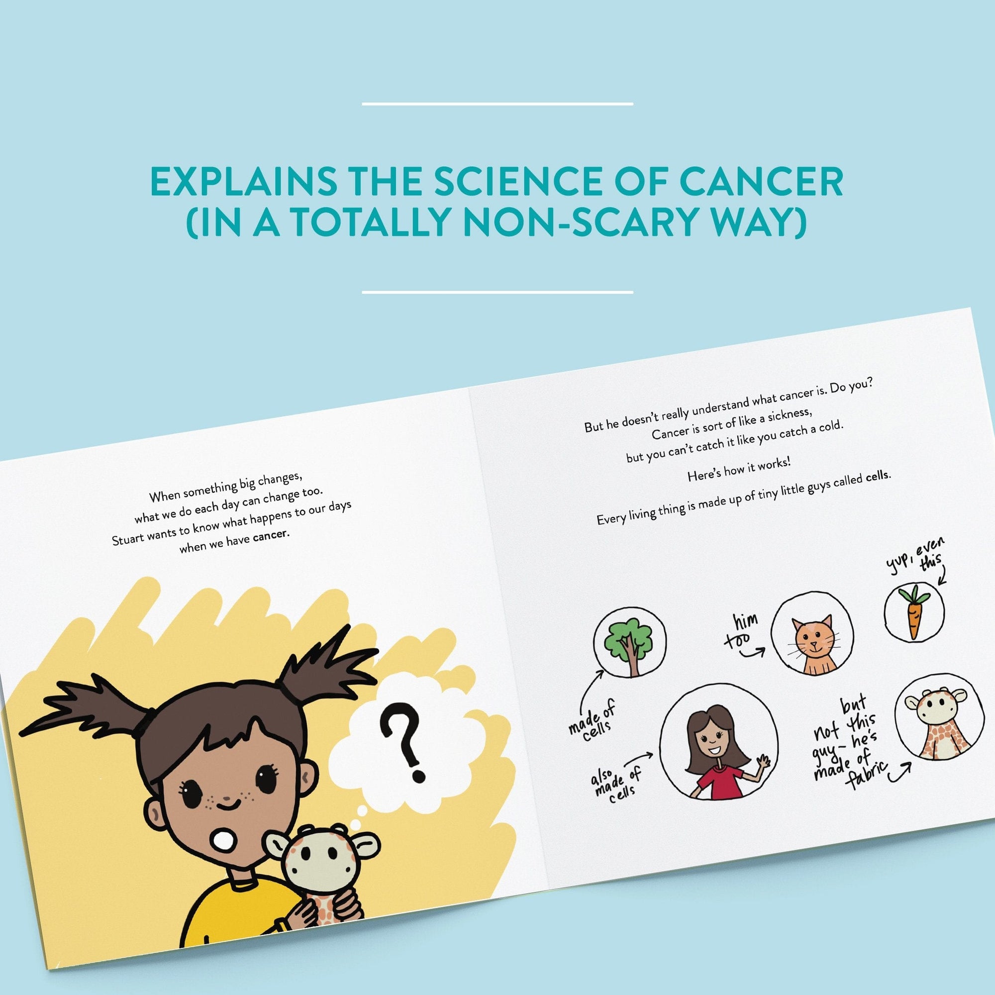 "What Happens When a Kid Has Cancer" book for pediatric cancer patients by Sara Olsher