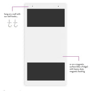 Steel Magnetic Task Chart / To Do List | Chart Only