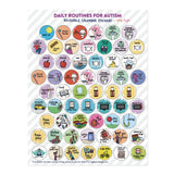 Daily Routines for Autistic Kids Stickers