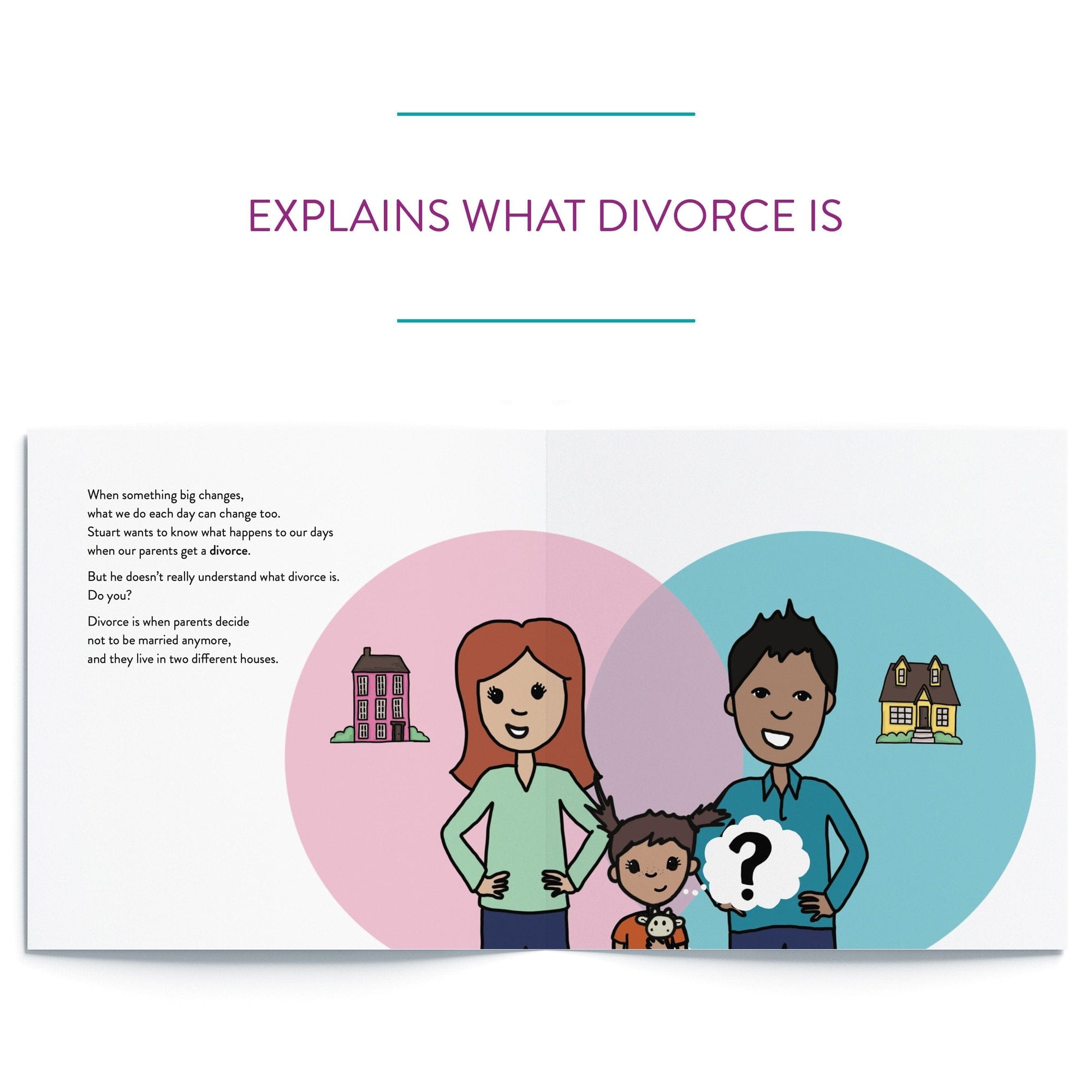 What Happens When parents get Divorced? Children's book written by Sara Olsher.
