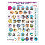 Foster Care Calendar Stickers